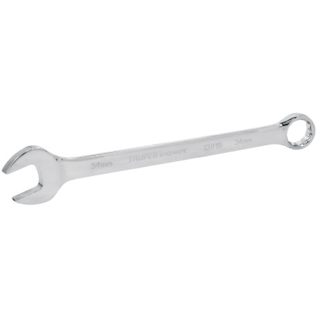 Llave Boca Mixta 34mm Combinada CrVanadio ELarga Truper 13819 Truper-Llave Boca Mixta 34mm Combinada CrVanadio ELarga Truper 138
