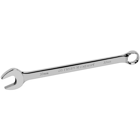 Llave Boca Mixta 33mm Combinada CrVanadio ELarga Truper 13818 Truper-Llave Boca Mixta 33mm Combinada CrVanadio ELarga Truper 138