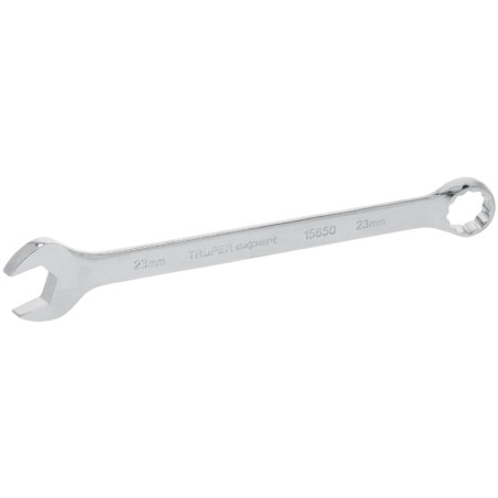 Llave Boca Mixta 23mm Combinada CrVanadio ELarga Truper 15650 Truper-Llave Boca Mixta 23mm Combinada CrVanadio ELarga Truper 156