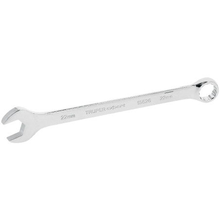 Llave Boca Mixta 22mm Combinada CrVanadio ELarga Truper 15626 Truper-Llave Boca Mixta 22mm Combinada CrVanadio ELarga Truper 156