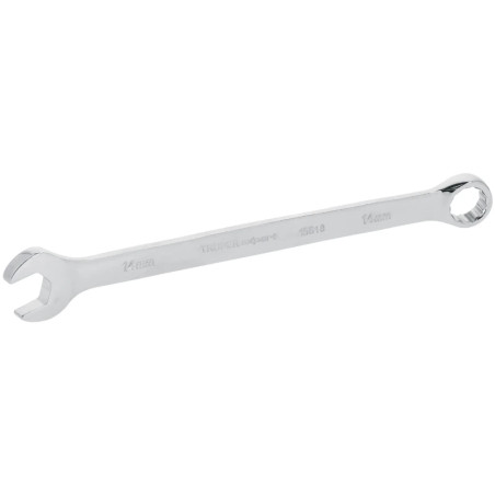 Llave Boca Mixta 14mm Combinada CrVanadio ELarga Truper 15618 Truper-Llave Boca Mixta 14mm Combinada CrVanadio ELarga Truper 156