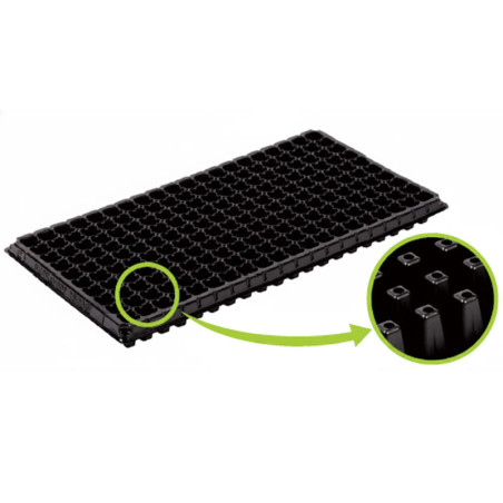 Bandejas de Germinacion 200 celdas x 100U Super Rigidas Livianas almacigo Hortalizas Protekta-Bandejas de Germinacion 200 celdas