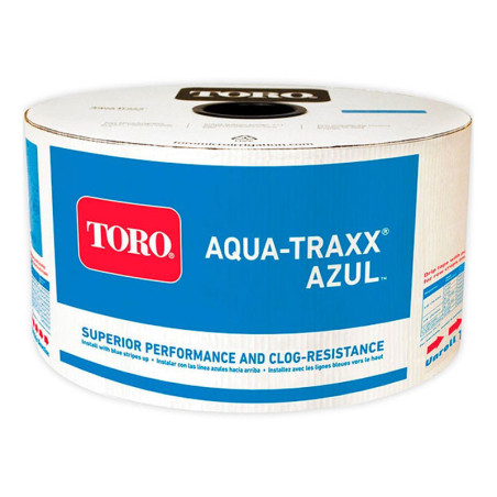 Cinta de Riego por Goteo AquaTraxx Azul 16mm 5MIL 1.1LPH 20cm 3810mts, Toro Toro-Cinta de Riego por Goteo AquaTraxx Azul 16mm 5M