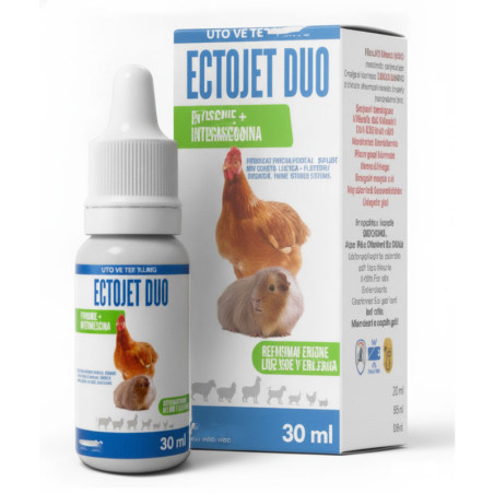 Ectojet Duo 30ml Pack x 24und Fipronil Ivermectina Antiparasitario Sol Topica, Labet Labet-Ectojet Duo 30ml Pack x 24und Fiproni