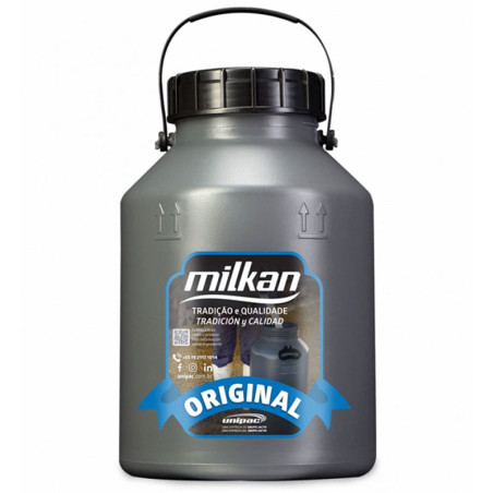 Bidon para Leche 10L Envase de Transporte Lacteo Polietileno Milkan Unipac Jacto
