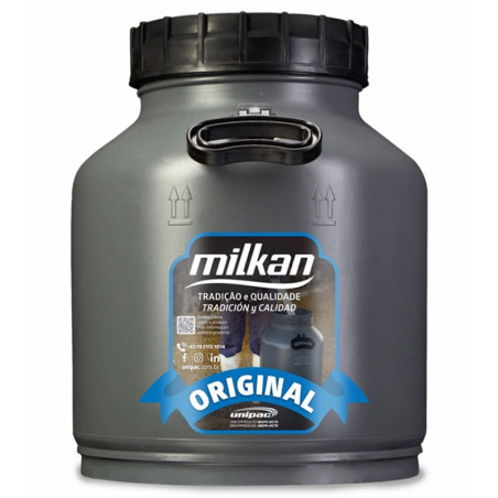 Bidon para Leche 30L Envase de Transporte Lacteo Polietileno Milkan Unipac Jacto