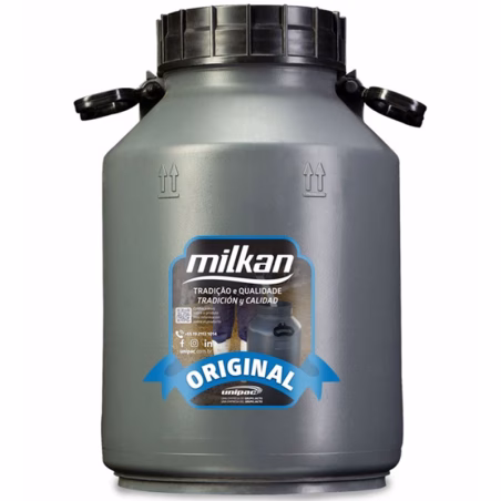 Bidon para Leche 20L Envase de Transporte Lacteo Polietileno Milkan Unipac Jacto