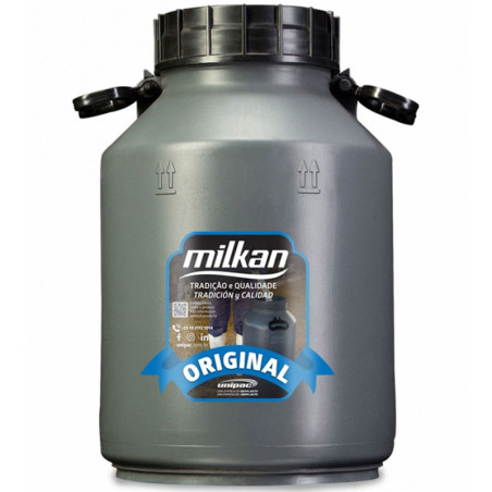 Bidon para Leche 20L Envase de Transporte Lacteo Polietileno Milkan Unipac Jacto