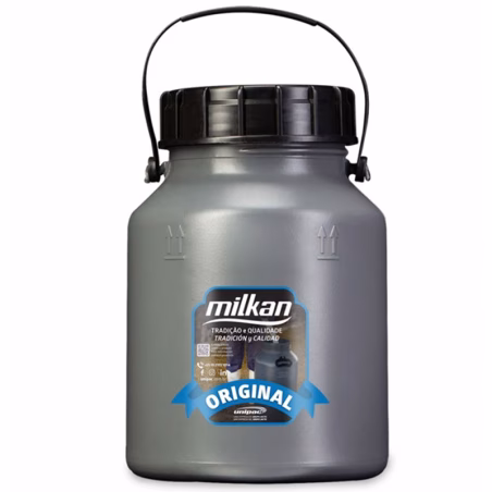 Bidon para Leche 5L Envase de Transporte Lacteo Polietileno Milkan Unipac Jacto