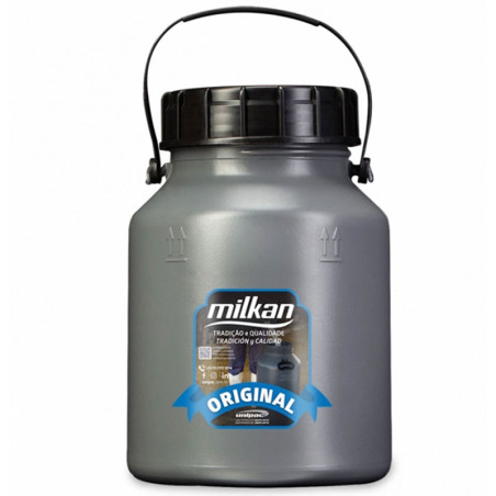 Bidon para Leche 5L Envase de Transporte Lacteo Polietileno Milkan Unipac Jacto