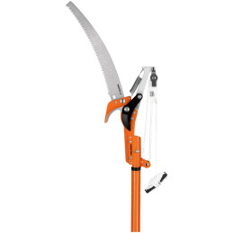 Tijera con mango Telescopico de Aluminio de 240cm, Hoja de Acero SK514" Templada, Cuchilla de Paso 1 1/4", TR-82M-A 18409 Truper
