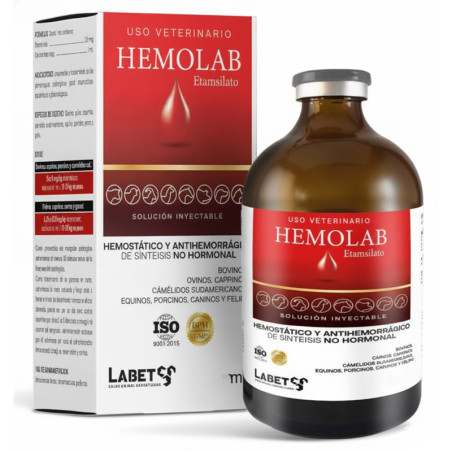 Hemolab 20ml Etamsilato Coagulante Sol Inyectabel, Labet