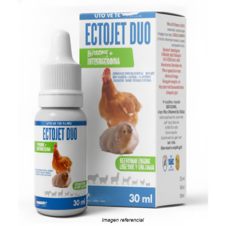 Ectojet Duo 250ml Fipronil Ivermectina Antiparasitario Sol Topica, Labet