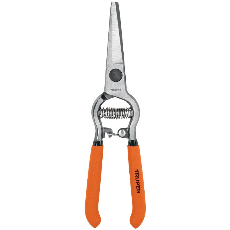 Tijera de Poda Forjada 8", cuchillas curva acero al medio carbono, Corte 5/16, Para UVA, T-24 18457 Truper