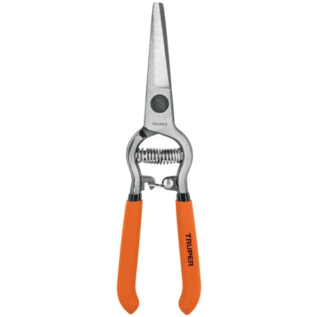 Tijera de Poda Forjada 8", cuchillas curva acero al medio carbono, Corte 5/16, Para UVA, T-24 18457 Truper