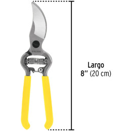 Tijera de Poda Forjada 8" cuchilla de paso, en acero al alto carbono, T-67P 23104 Pretul