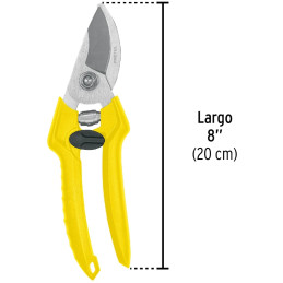 Tijera de Poda 8", cuchilla de paso, cuchilla en acero inoxidable, T-35P 23105 Pretul