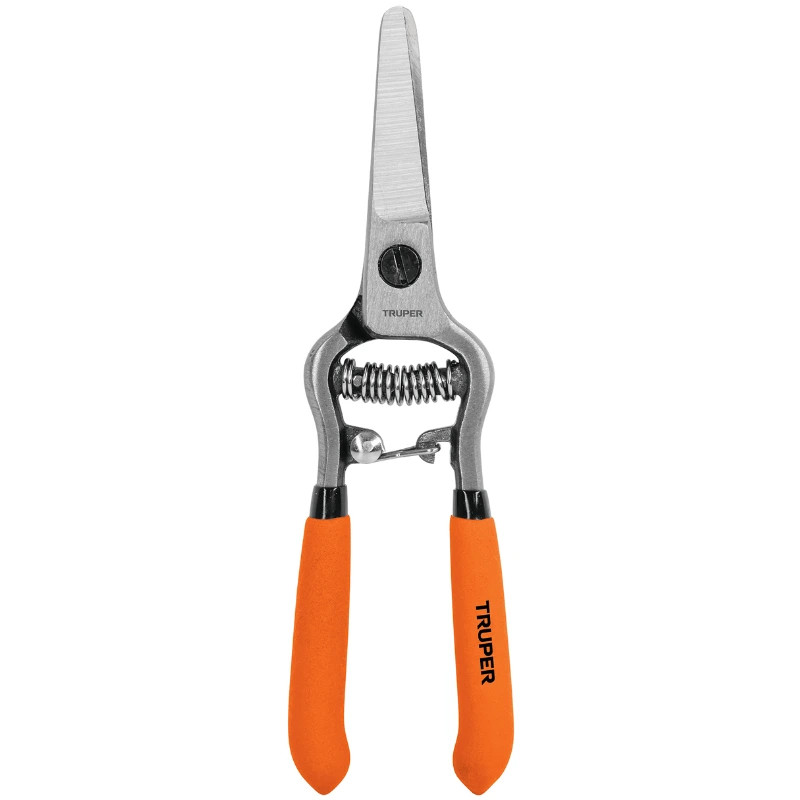 Tijera de Poda Forjada tipo mini 6", cuchillas delgada, acero al medio carbono, Corte 5/16, T-20 18456 Truper