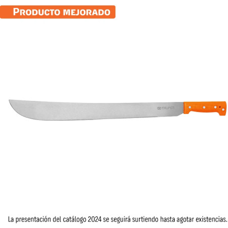 Machetes 22" cacha naranja remachada Truper 15887