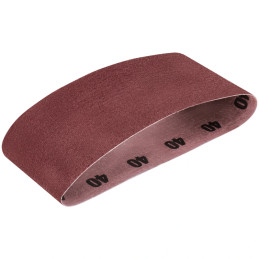 Lijas de Banda G40 4x24" x5u OAluminio Truper 15834