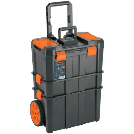 Cajas para Herramientas 19" x25" 53L CRuedas 3en1 Desmontable Truper 102644