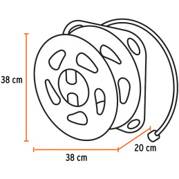 Manguera Pistola Porta Mangueras 1/2" x20m 3Capas Truper 102208