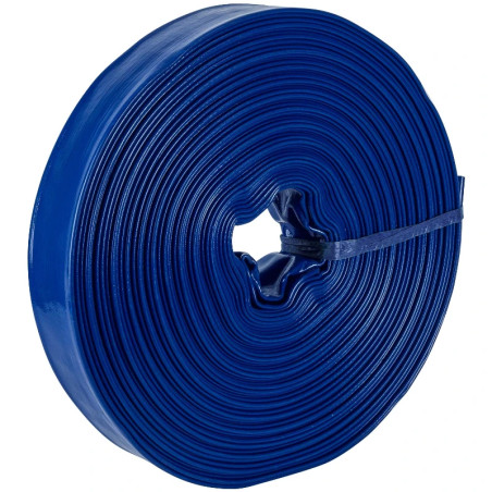 Rollos Mangueras Plana 2" x50m Descarga para motobombas Truper 100862