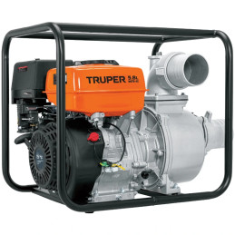 Motobombas 4" 15HP 1600L Motor Gasolina 420cc 4T 30m Truper 102405