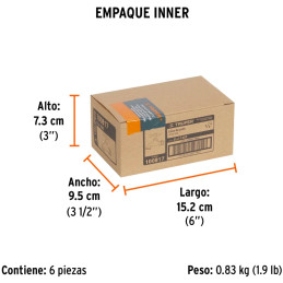 Caños para Jardin de Nariz 1/2" Salida3/4 Granel, Truper 100817