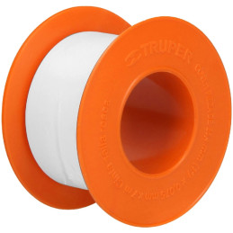 Teflon Sella Roscas 1" x7m E0.075mm Sellar y prevenir fugas Truper 12511