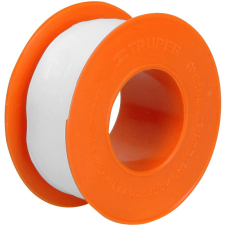 Teflon Sella Roscas 3/4" x13m E0.075mm sellar y prevenir fugas Truper 12513