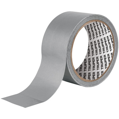 Cinta Ducte Tape 48mm x10m E0.19mm Resistente a Temperaturas Truper 12586