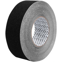 Cintas adhesivas antiderrapantes 2" x18m Negro Pisos y Rampas, Truper 101444