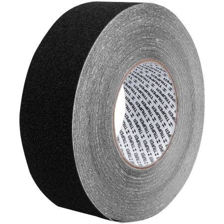 Cintas adhesivas antiderrapantes 2" x18m Negro Pisos y Rampas, Truper 101444