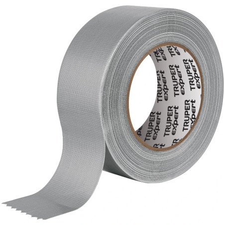 Cinta Ducte Tape 48mm x30m E0.27mm Resistente a Temperaturas Truper 10933