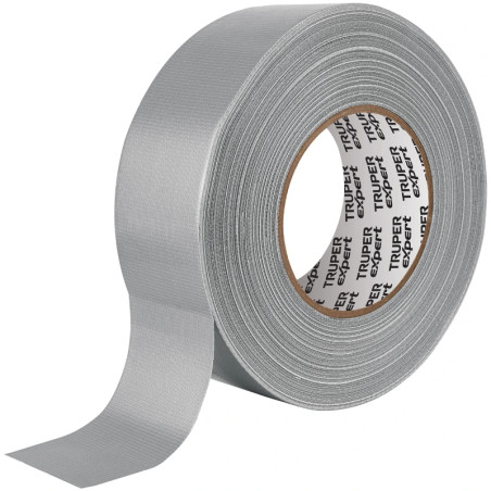 Cinta Ducte Tape 48mm x50m E0.27mm Resistente a Temperaturas Truper 10944