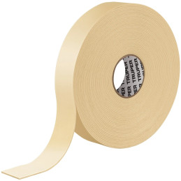 Cinta Doble Contacto 25mm x10m E1mm Soporta 2Kg, Doble Adhesivo Truper 11728