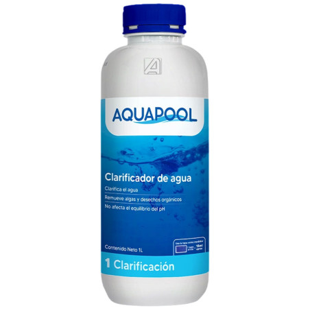 Clarificador Para Piscina 20L Tratamiento de Agua Limpia Cristalina, Aquapool