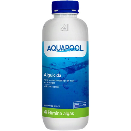 Alguicida Para Piscina 20L Control Algas Tratamiento de Agua, Aquapool