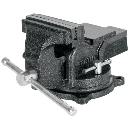 Tornillo de Banco Industrial Ancho de Mordaza 4", Apertura Max 4" Peso 4.6kg, TB-4P 26039 Pretul