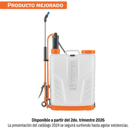 Fumigador de Mochila, 20 Litros 5.2 Galones, Sistema de Bombeo Lateral, 3.6kg, FUM-20 14193 Truper