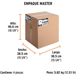 Fumigador 5 Litros 1.3 Galones, Sistema de Bombeo Central, 0.96kg, FUT-5 10836 Truper