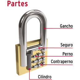 Candados 30mm S2 Hierro 2llaves Hermex 23522