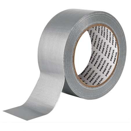 Cinta Ducte Tape 48mm x30m E0.16mm Resistente a Temperaturas Pretul 20529