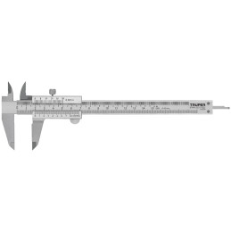 Calibrador Analogico Pulgadas y Milimetros 6 o 150mm", en acero inoxidable, CAL-6MP 14394 Truper