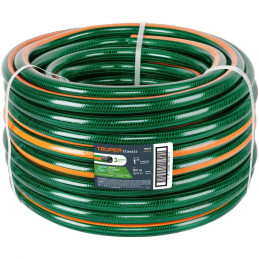 Manguera Reforzadas 3 CAPAS 1" Espesor 3.4mm, Pres Max Reventar 199PSI, 50 Metros 42Kg, MAN-1R 19875 Truper
