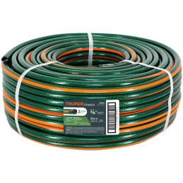 Manguera Reforzadas 3 CAPAS 5/8" Espesor 2.1mm, Pres Max Reventar 213PSI, 100 Metros 17Kg, MAN-5/8R 19858 Truper