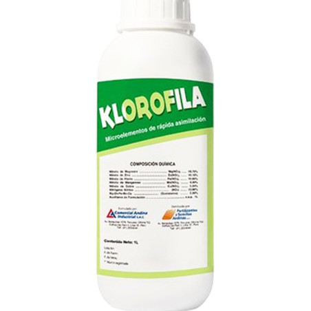Klorofila 20L Magnesio+Microelementos Fertilizantes Foliares FSA