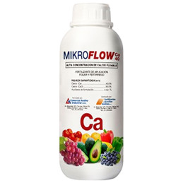 MikroFlow Ca40 1L Fertilizante Foliar Fertirriego Agricola FSA