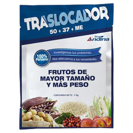 Traslocador 1Kg Potasio Fosforo Fertilizante Foliar Agricola Polvo Soluble CAISAC